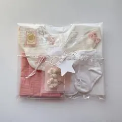 Baby Gift ベビーギフト 女の子 スタイ ハンドメイド　出産祝い