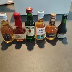 未開栓 希少古酒 ウイスキー ブランデー ミニボトル 6本セット - メルカリ