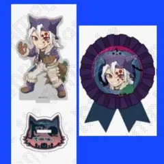 鬼滅の刃 ハロウィン アクリルスタンド コサージュ風缶バッジ 宇髄天元