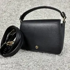 トリーバーチ ショルダーバッグ テア ロゴ オールレザー エンボス