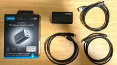 Anker 充電器&ケーブルセット（中古）