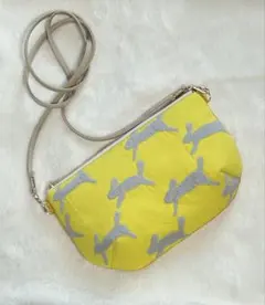 ②ミナペルホネン　run run run ポシェット　ポーチショルダー　ハンド