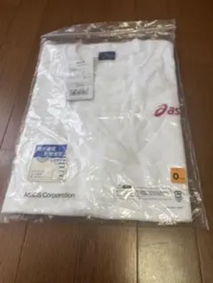 ASICS アシックス XA015N ホワイトレッド 長袖Tシャツ サイズ0