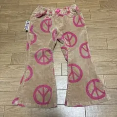 ラブレボリューション ピースマーク柄コーデュロイパンツ 100サイズ