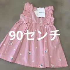 新品　キティ　ワンピース　90センチのサムネイル