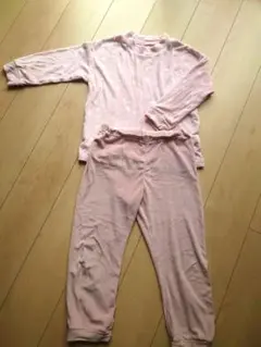 ピンク 星柄 フリース パジャマセット