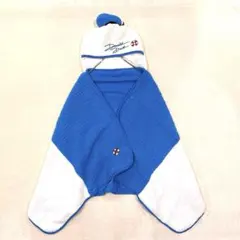 美品　東京ディズニーリゾート　ポンチョ　ブランケット　ボア　ドナルドダック