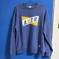 AKTR スウェット ブルー 　XLサイズ