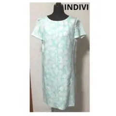 ワンピース　半袖ワンピース　　INDIVI