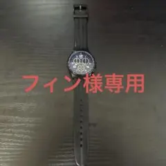 Swatch クロノグラフ ブラック腕時計 - メルカリ