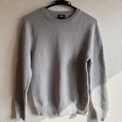 UNIQLO ウォッシャブルミラノリブクルーネックセーター
