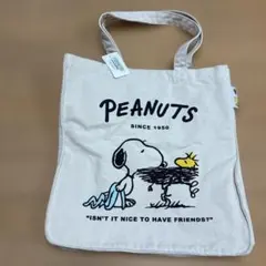 スヌーピー トートバッグ PEANUTS 巾着付き