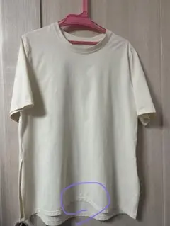 andar クリーム色 クルーネック Tシャツ