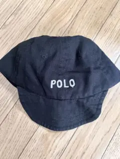 POLO ブラック キャップ　48-50cm