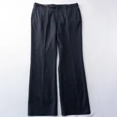 ビンテージ古着 80s90s カスリ トラッド レトロ フレア ワイドスラックス