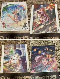 ぷ*し様 戦国恋姫EX 片倉 喜重 景綱役　明羽杏子さん直筆サイン色紙 🔥RTキャンペーン第17弾🔥 『戦国†恋姫EX壱』の発表を記念して「明羽