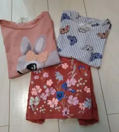 Ｈ＆Ｍ　女の子用半袖Tシャツ　3枚セット　110程度