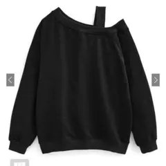 ワンショルダースウェットトップス