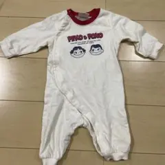 PEKO & POKO ロンパース 白