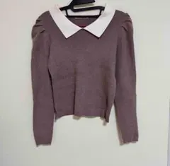 NICE CLAUP 襟付きニット※限定セール