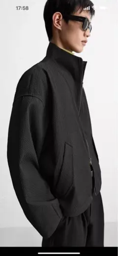 【新品未使用】ZARAブラックジャケット Mメンズ