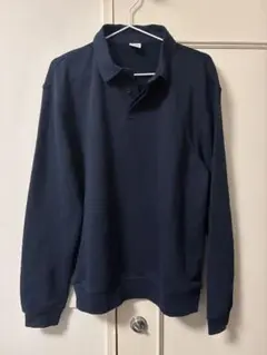 ZARA メンズ ポロシャツ ネイビー Mサイズ