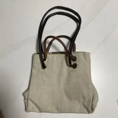 PAOLA NUTTI パオラヌッティ　ベージュキャンバストートバッグ
