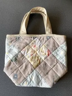 ハンドメイド　パッチワーク　トートバッグ