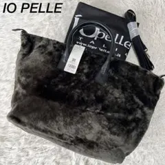 イオペレ ボストンバッグ ブラック ドクロ レザー IO PELLE 2way イオペレ ボストンバッグ ブラック ドクロ レザー IO PELLE 2way
