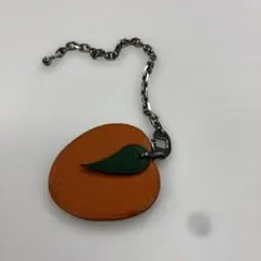 エルメス 洋梨モチーフ レザーキーホルダー チャーム - メルカリ