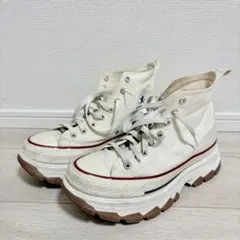 【CONVERSE】 コンバース 厚底 スニーカー ハイカット 26cm メンズのサムネイル