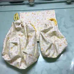 ハンドメイド 入園グッズ コップ袋 お弁当袋 ランチョンマット 3点セット