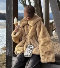 エマスライe/s ZIP UP VOLUME SLY エマスライ ファーコート エマスライe/s ZIP UP VOLUME SLY エマスライ ファーコート - メルカリ