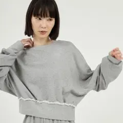 【美品✨】emmi エミ スウェットプルオーバー グレー