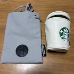 き*坊様 スターバックス ショルダーバッグとポーチセット