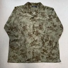 【古着】 CIAOPANIC 花柄 長袖シャツ M