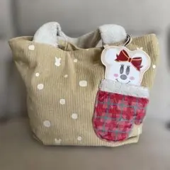 Disney　SnoSnow ミニー トートバッグ　ディズニー　スノースノー