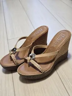 ITALIAN SHOEMAKERS ウェッジソール サンダル 36のサムネイル