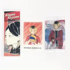ハイキュー!! 孤爪研磨 ロングステッカー ステッカー クリアカード 3点セット