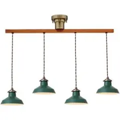 インターフォルム Gien Dangle 4 ペンダントライト グリーン