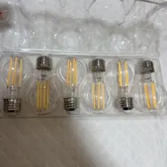E26 LED電球 6個セット 暖色系