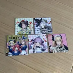 meijiチョコホロライブコラボ マグネットシートセット　5点セット