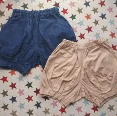 【seraph】90♡かぼちゃパンツ♡2着セット