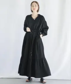 ボリュームギャザーワンピース