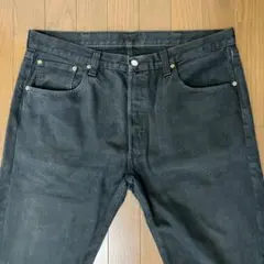 Levi's501 ブラックデニム ユーロ製38×34 後染め90s