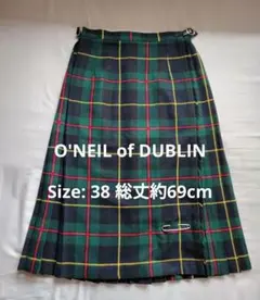 【O'NEIL of DUBLIN】オニールオブダブリンスカート38 約69cmのサムネイル