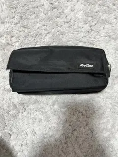 ペンケース 黒 多機能 大容量