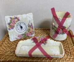 専用です。アクシーズファム　花柄デザインの時計