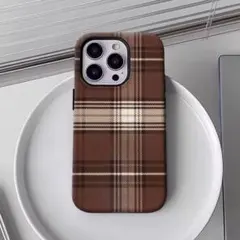 チェック柄 iPhoneケース