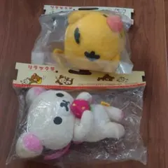 코리락쿠마 キイロイトリ ぬいぐるみ がまぐちポーチ 2点セット レア